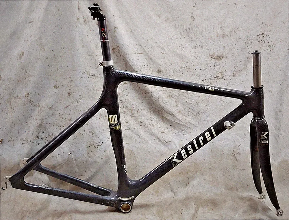1988 Kestrel 200EMS Triathlon Racing Road Bike Frame Small 51cm Carbon USA Made~