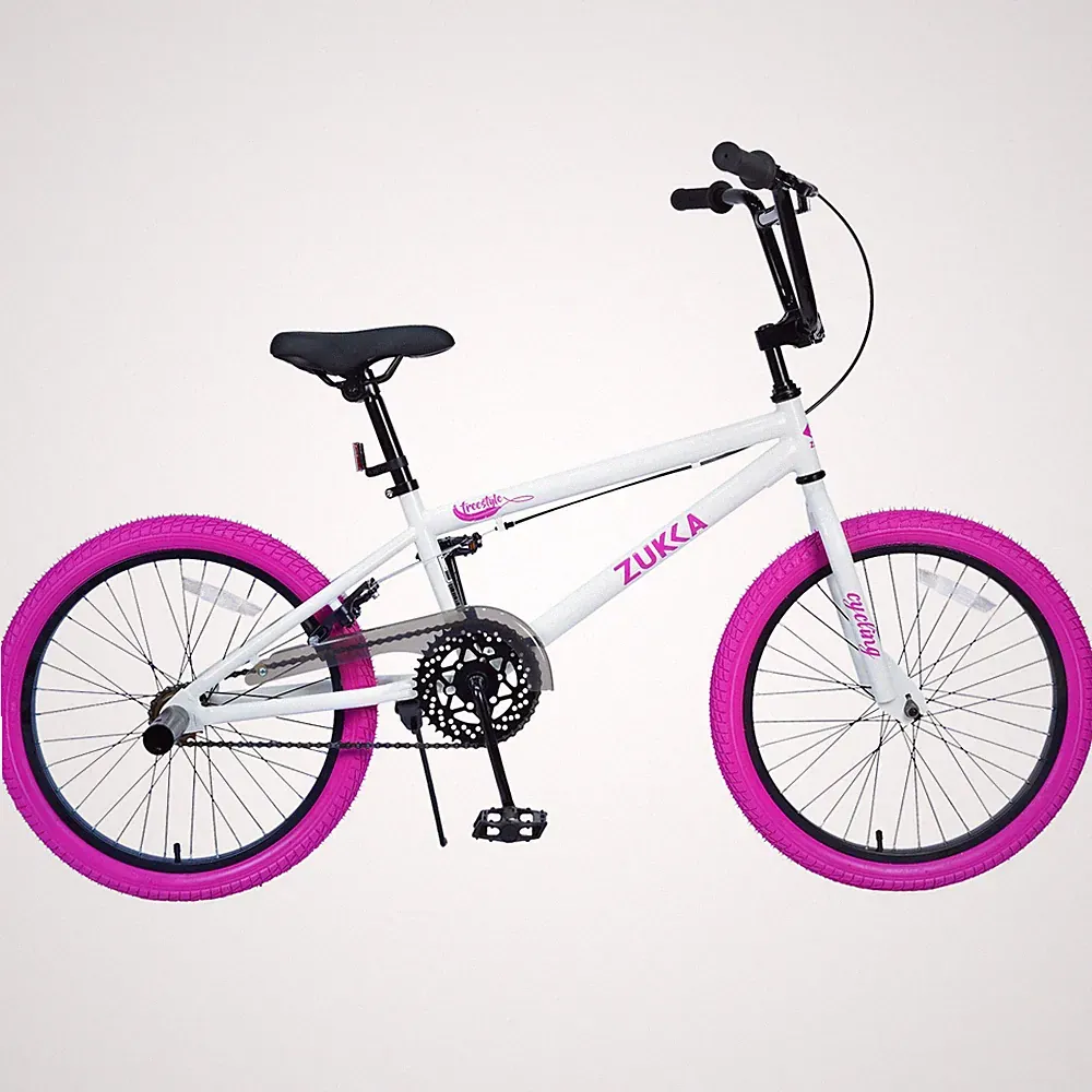 20-Inch Freestyle Mountain Bike, Single Speed with Rear Caliper Brake - White