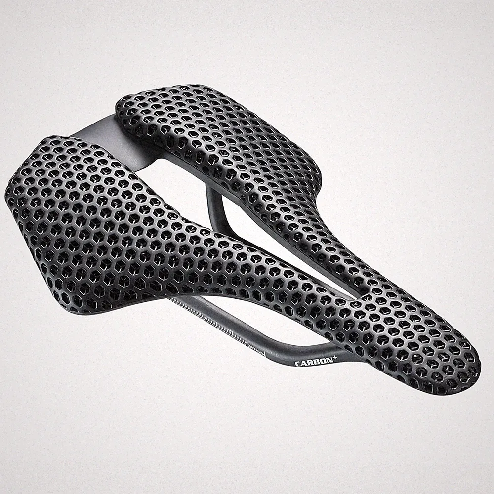 Carbon Road Bike Saddle 3D Printed Ultra Light Seat Cycling Bicycle Saddle