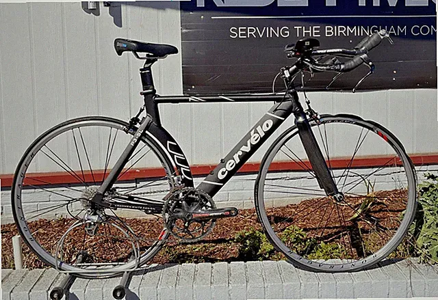Cervelo P3-SL aluminum frame/carbon fork 56cm 2x10 Dura Ace