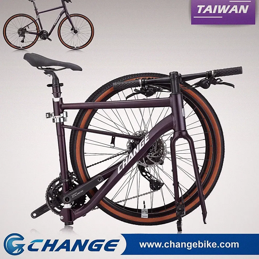 Gravel Bike 700C Folding Bike Tour Bicycle Shimano 20S Lightweight GF-102P 52cm