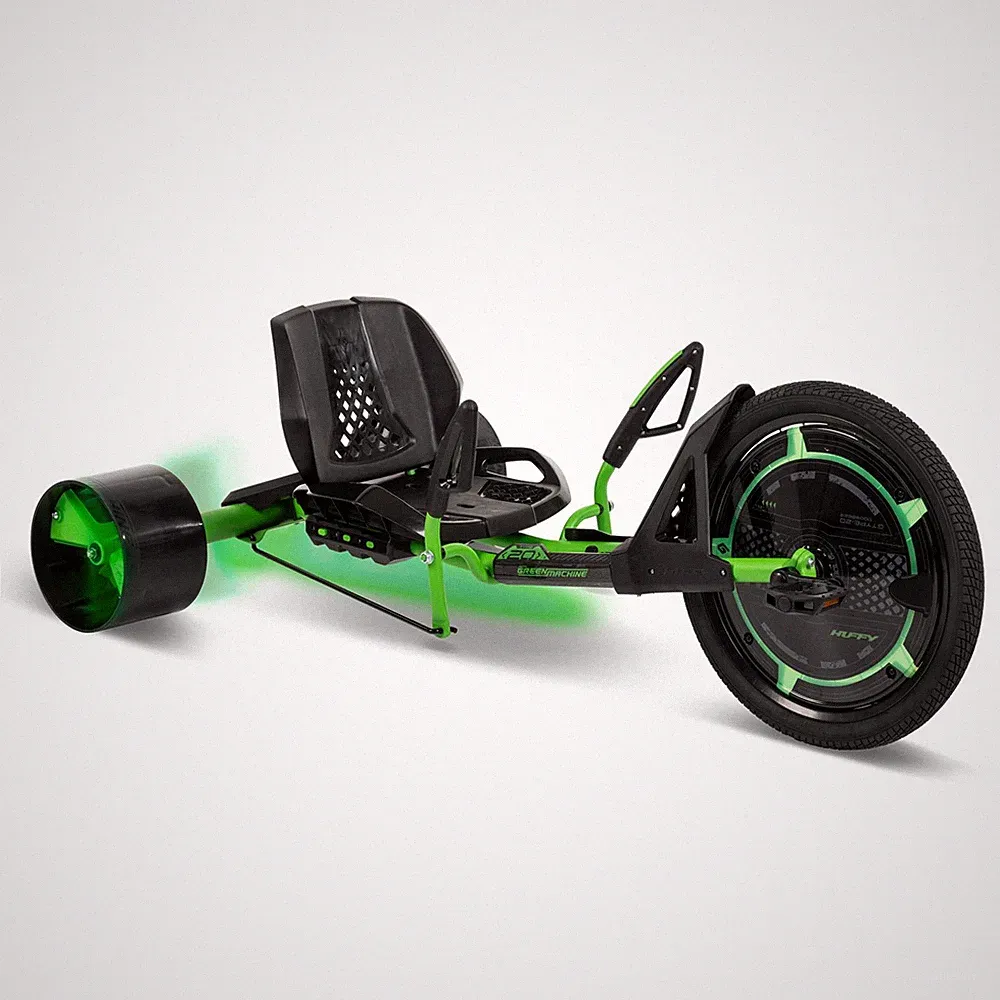 Huffy Green Machine 20 Inch Drift Trike, Sleek Ergonomic 20 Inch
