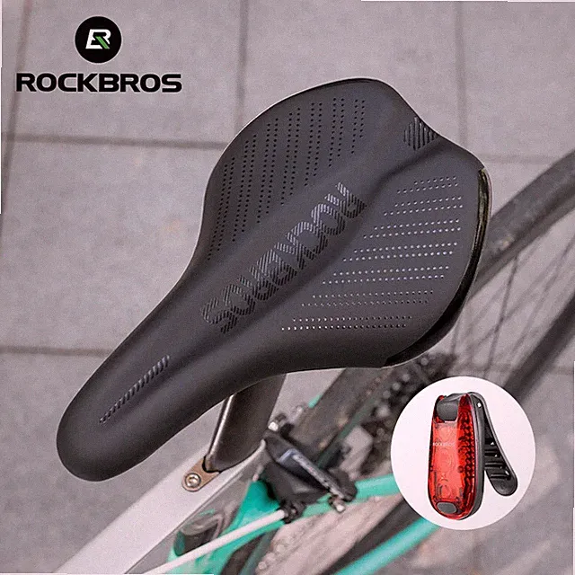 ROCKBROS Cycling Bike Saddle Seat Cushion Road MTB Bicycle Padded Soft Comfort