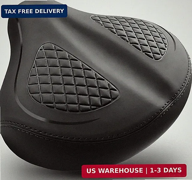 YODOTE Oversizd Bike Seat, Noseless Wide Bicycle Seats for Comfort Men & Wowen
